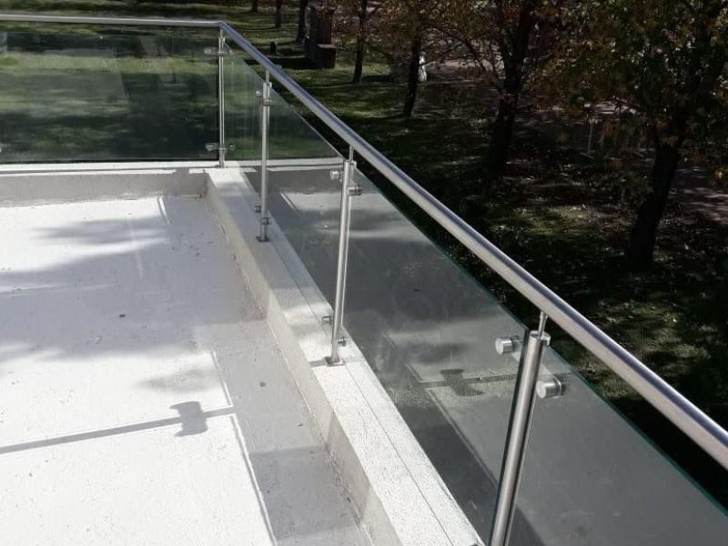 glass railing